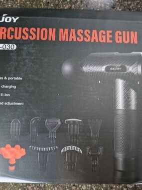 Professional Sejoy Percussion Massage Gun - Carbon Fiber
